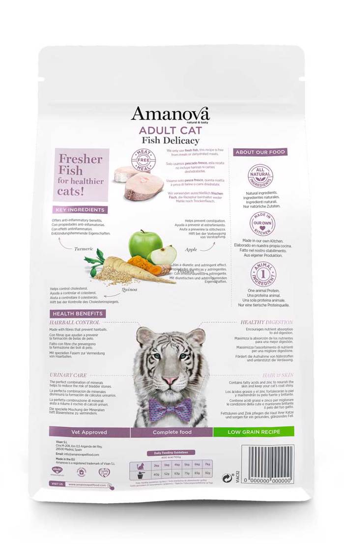 AMANOVA XIRA TROFI GTAS ADULT CAT FISH DELICACY 1.5KG